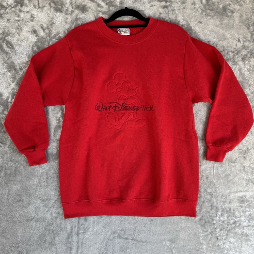 Vintage‎ Walt Disney World Sweater Mens Large Mickey Mouse Crewneck 90s Disney